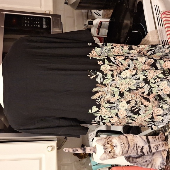 E womens J.Jill stretch short sleeve pullover plus size top 2X - Picture 2 of 5